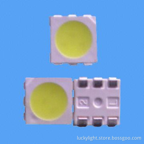 0.5W High-power LED, White Color 3,000K with 150mA Peak Current